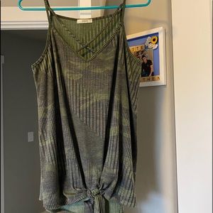 Camo tank top